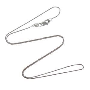 Vintage Box Chain Necklace | Italy Sterling Silver 925 15.75"